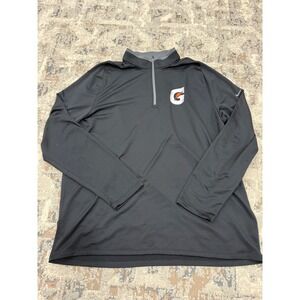 Nike Golf Gatorade Dri-FIT 1/4 Zip Pullover Mens XXL Black 779795-011